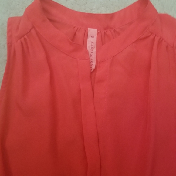 Spring sleeveless red dress - Picture 3 of 4